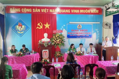 Đại hội Công đoàn cơ sở Trường TH số 2 thị trấn Châu Ổ lần thứ II, nhiệm kì 2023-2028